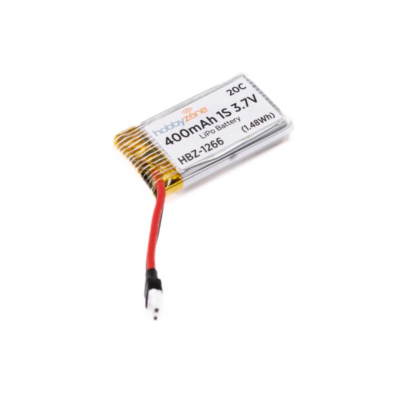 HobbyZone 3.7V 1S 400mAh LiPo Battery: Molex 51005 for XCUB / P-51D MUSTANG HobbyZone 3.7V 1S 400mAh LiPo Battery: Molex 51005 for XCUB / P-51D MUSTANG